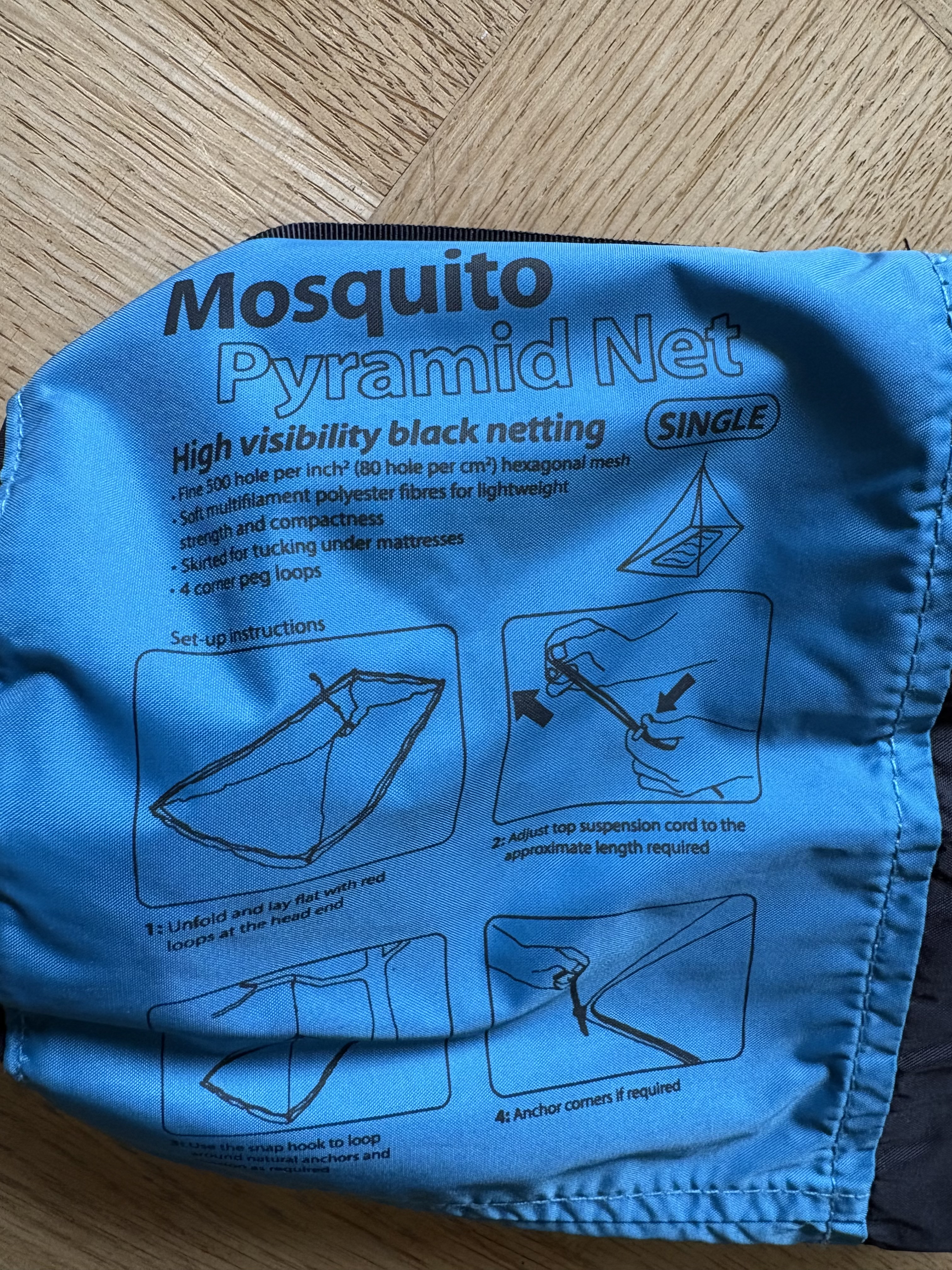 Sea to Summit Mosquito Pyramid Net Single, bild 2 av 3